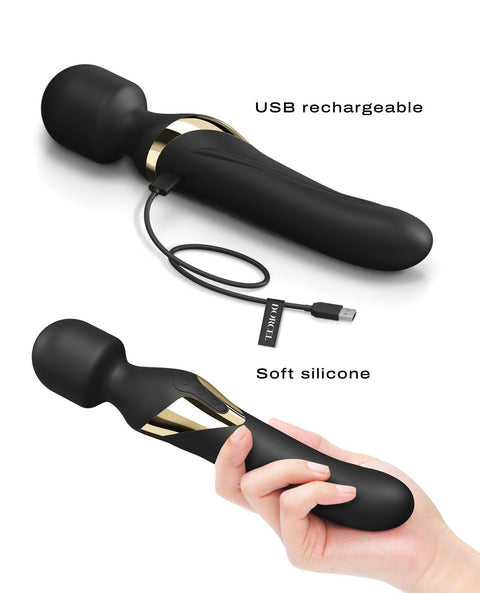 Dorcel Dual Orgasms Wand - Black/Gold Vibrators