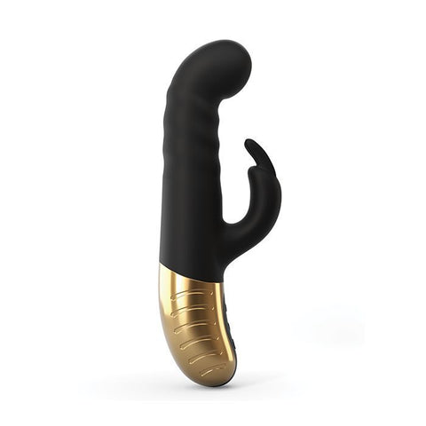 Dorcel G-Stormer Thrusting G Spot Rabbit - Black/Gold Vibrators