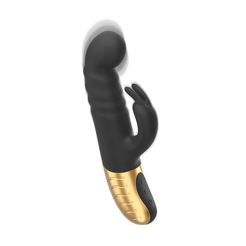 Dorcel G-Stormer Thrusting G Spot Rabbit - Black/Gold Vibrators
