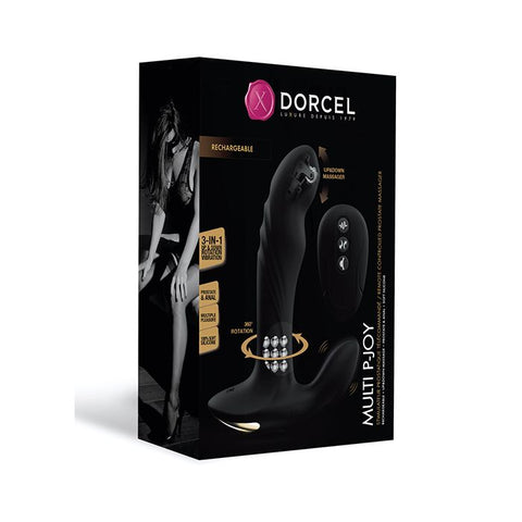 Dorcel P-Joy Double Action Prostate Massager - Black Anal Products
