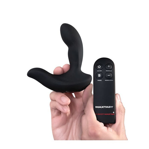 Maxtasy P-Spot Master w/Remote Control - Black Anal Products