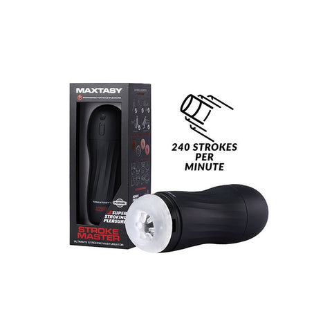 Maxtasy Stroke Master Standard - Clear Non Realistic Dolls & Masturbators