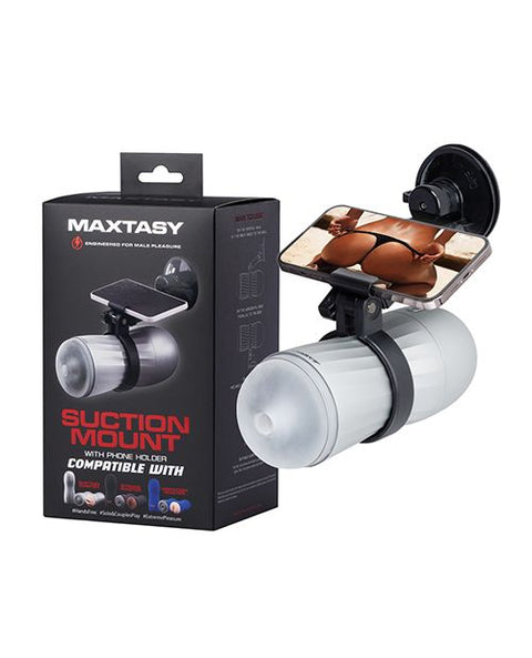 Maxtasy Suction Mount - Black Dolls & Masturbators