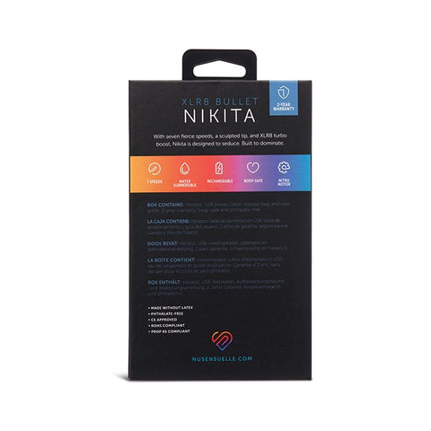Nu Sensuelle Nikita Bullet with Nitro Motor Vibrators