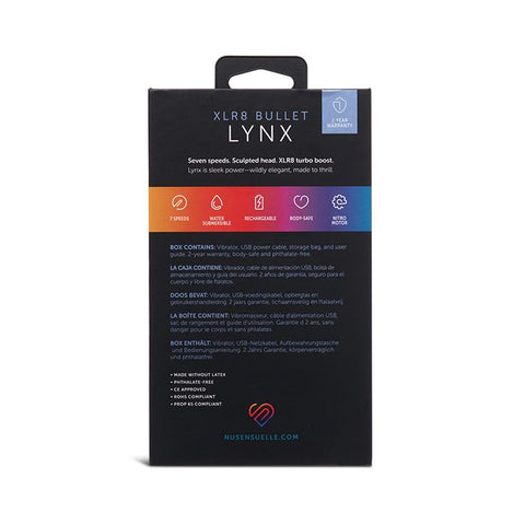 Nu Sensuelle Lynx Bullet with Nitro Motor Vibrators