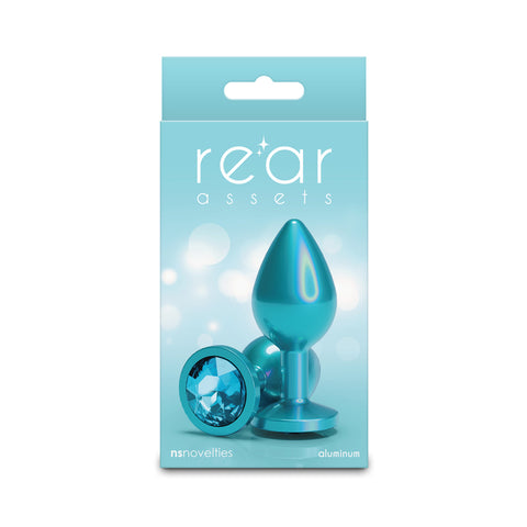 Rear Assets - Iridescent Teal - Medium - Teal Anal Products