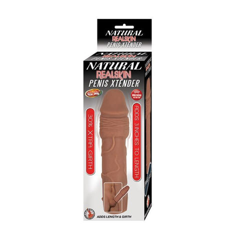 Natural Realskin Penis Extender - Brown