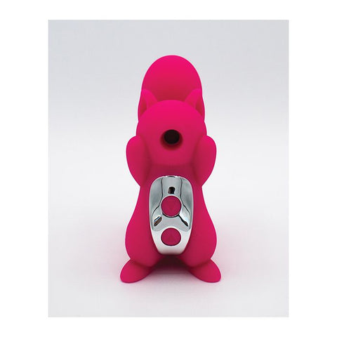Natalie's Toy Box Screaming Squirrel Pulsing and Vibrating - Hot Pink Vibrators