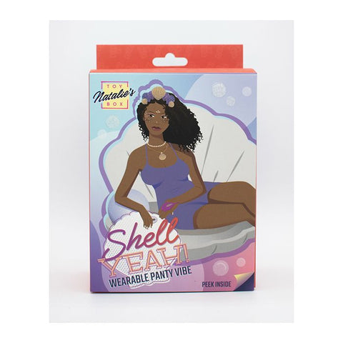 Natalie's Toy Box Shell Yeah! Remote Controlled Wearable Panty Vibrator - Purple Vibrators