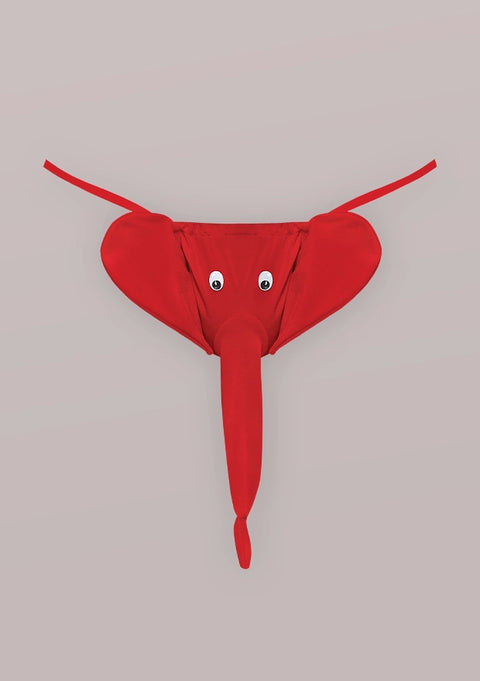 Novelty Squeaker Elephant G-String