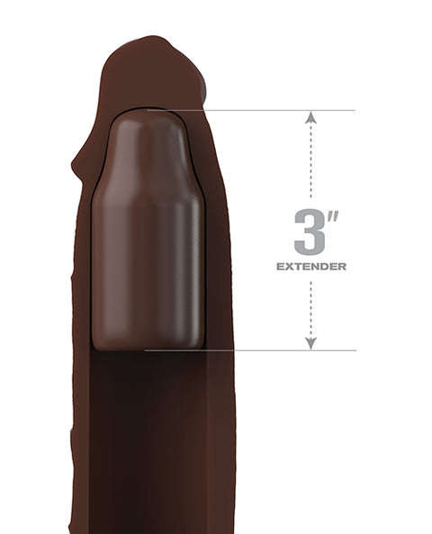 Fantasy X-tensions Elite 7" Extension w/Strap - Brown Penis Enhancement