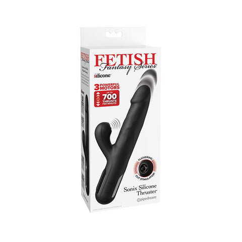 Fetish Fantasy Series Sonix Silicone Thruster - Black Vibrators