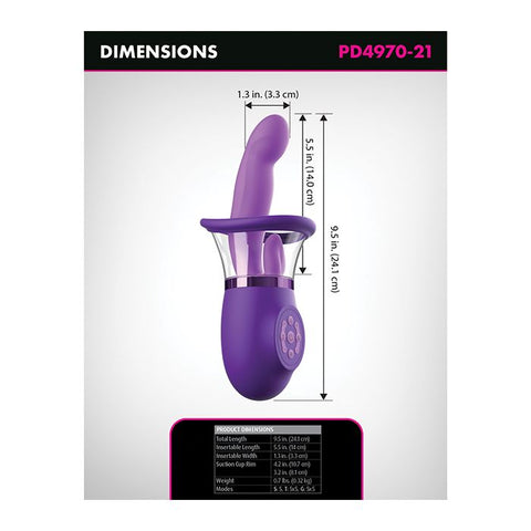 Fantasy for Her Ultimate Pleasure Pro Plus - Purple Vibrators