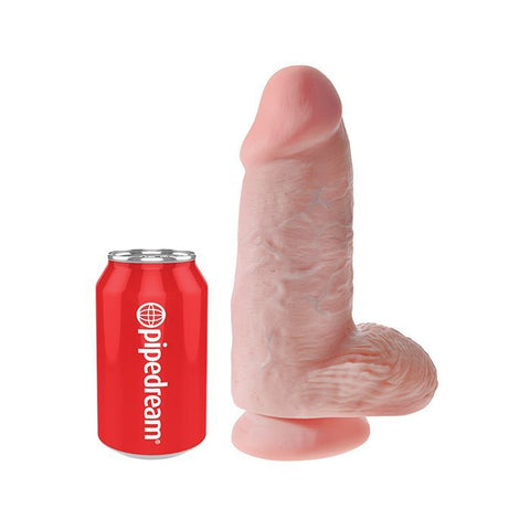 King Cock 9" Chubby - Flesh Dongs & Dildos