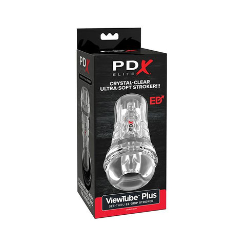 PDX Elite ViewTube See-Thru EZ-Grip Stroker Dolls & Masturbators
