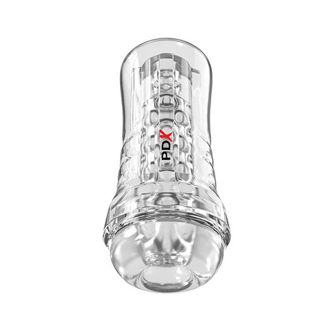 PDX Elite ViewTube See-Thru EZ-Grip Stroker Dolls & Masturbators