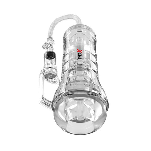 PDX Elite ViewTube Vac XXL Pump See-Thru EZ-Grip Pump Stroker Penis Enhancement