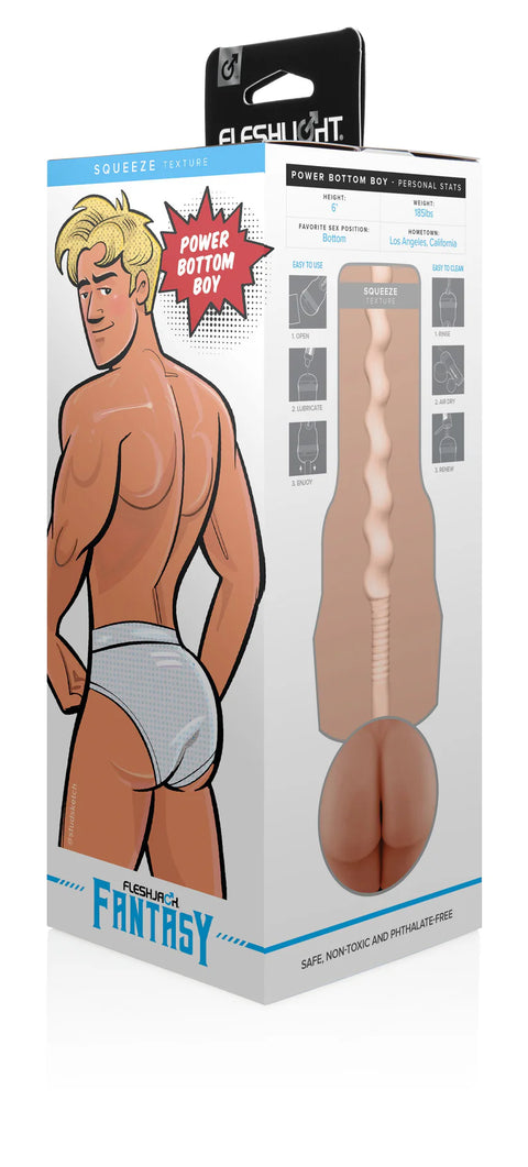 Fleshjack Fantasy Power Bottom Boy Dolls & Masturbators