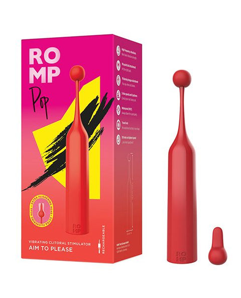 ROMP Pop Vibrating Clitoral Stimulator - Coral