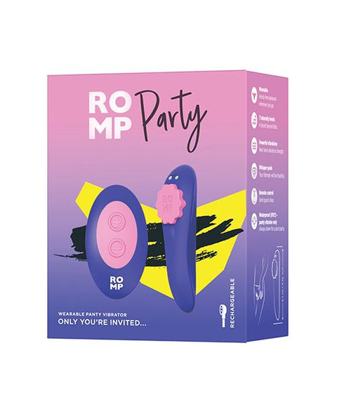 ROMP Party Panty Vibe - Blue Vibrators