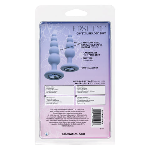 First Time® Crystal Beaded Duo Anal Products