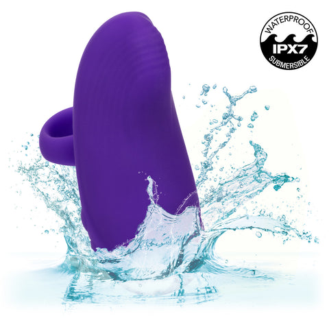 Envy Handheld Rolling Ball Silicone Rechargeable Massager - Purple Vibrators