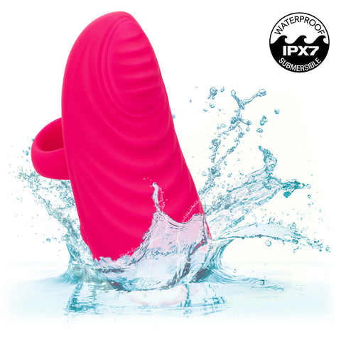 Envy Handheld Thumping Rechargeable Silicone Massager - Pink