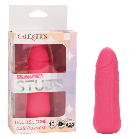 Mini Vibrating Studs Rechargeable Silicone Vibrator Pink Vibrators