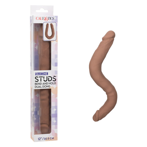 Silicone Studs® Bend and Hold Dual Dong 12"/30.5 cm