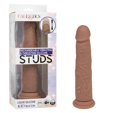 Rechargeable Vibrating & Thrusting Silicone Studs®