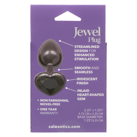 Jewel Amethyst Heart Plug Anal Products