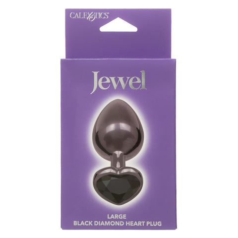 Jewel Amethyst Heart Plug Anal Products