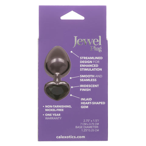 Jewel Amethyst Heart Plug Anal Products