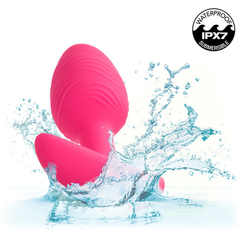 Cheeky Rechargeable Silicone Glow in The Dark Butt Plug - Pink Anal Products