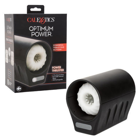 Optimum Power Thruster Rechargeable Stroker - Black