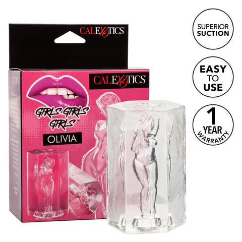 Girls Girls Girls Olivia Full Body Stroker - Clear