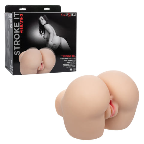 Stroke It® Vibrating Twerking BBL Ivory Dolls & Masturbators