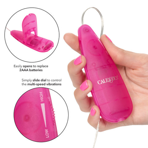 Slim Teardrop Bullet™ - Pink Vibrators