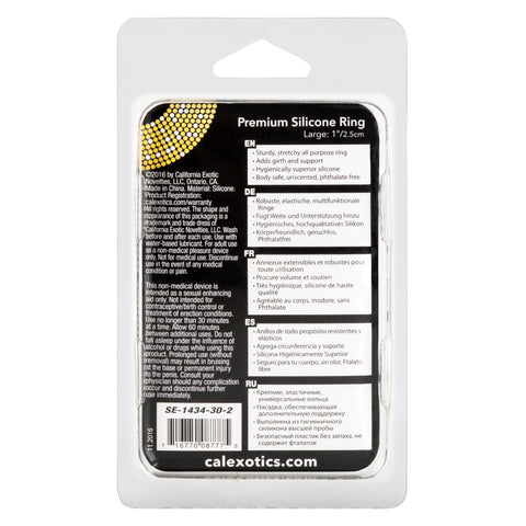 Premium Silicone Ring - Large Penis Enhancement