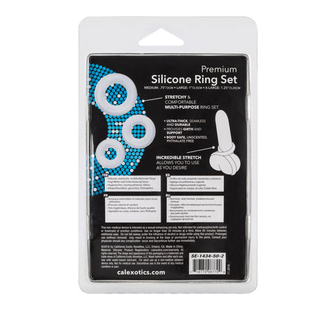 Premium Silicone Ring Set Penis Enhancement