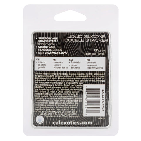 Alpha™ Liquid Silicone Double Stacker Penis Enhancement