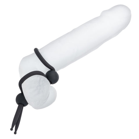 Alpha™ Liquid Silicone Dual Lasso Black Penis Enhancement