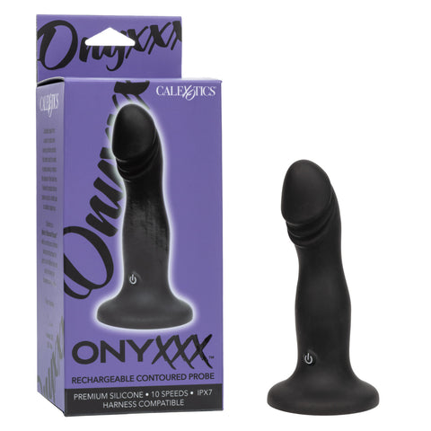 Onyxxx™ Rechargeable Contoured Probe Dongs & Dildos