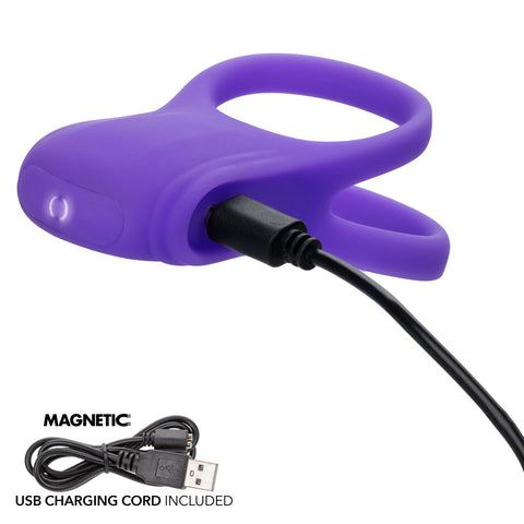 Basic Essentials® Rechargeable Dual Support Ring Penis Enhancement