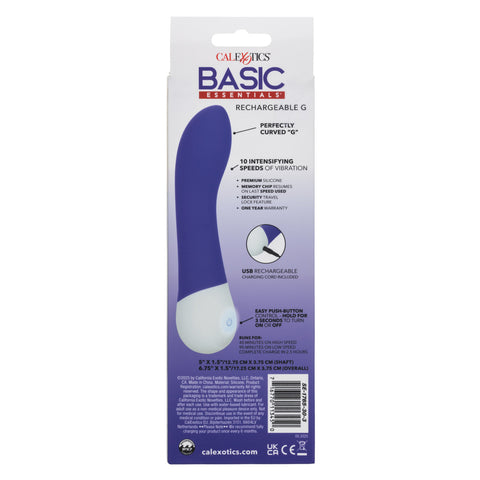 Basic Essentials® Rechargeable G Vibrators