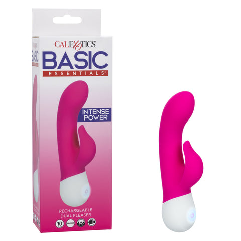 Basic Essentials® Rechargeable Dual Pleaser Vibrators