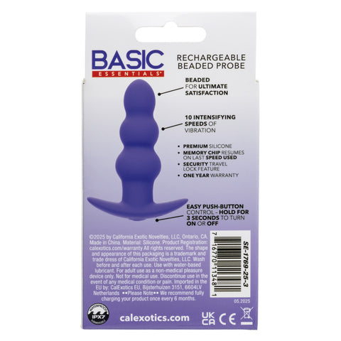 Basic Essentials® Rechargeable Beaded Probe Anal Products
