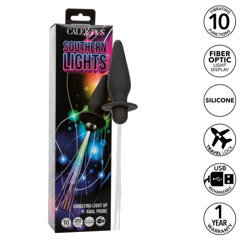 Southern Lights™ Vibrating Light Up Anal Probe