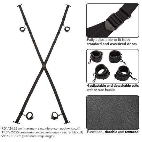 Nocturnal™ Collection Over The Door Cross Fetish