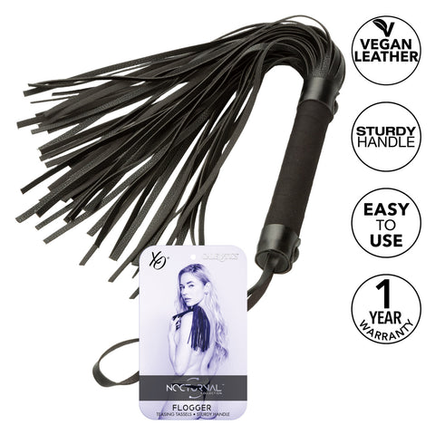 Nocturnal Collection Flogger - Black